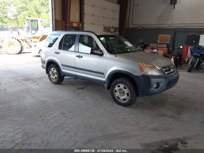 2006 Honda Cr-V Lx VIN: SHSRD785X6U404656 Lot: 39988726