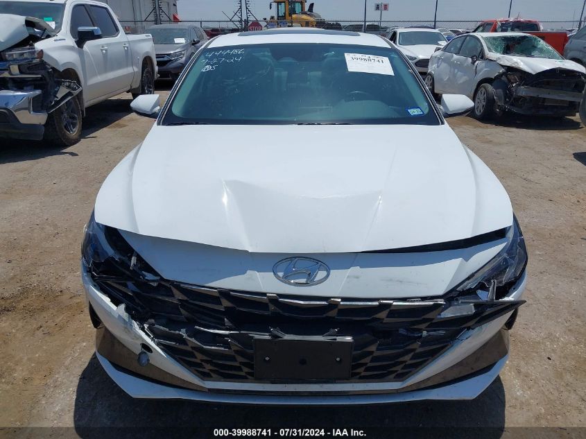 2023 Hyundai Elantra Hybrid Limited VIN: KMHLN4AJ3PU046823 Lot: 39988741