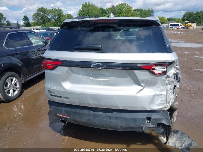 2022 Chevrolet Traverse Awd Ls VIN: 1GNEVFKW1NJ123696 Lot: 39988749