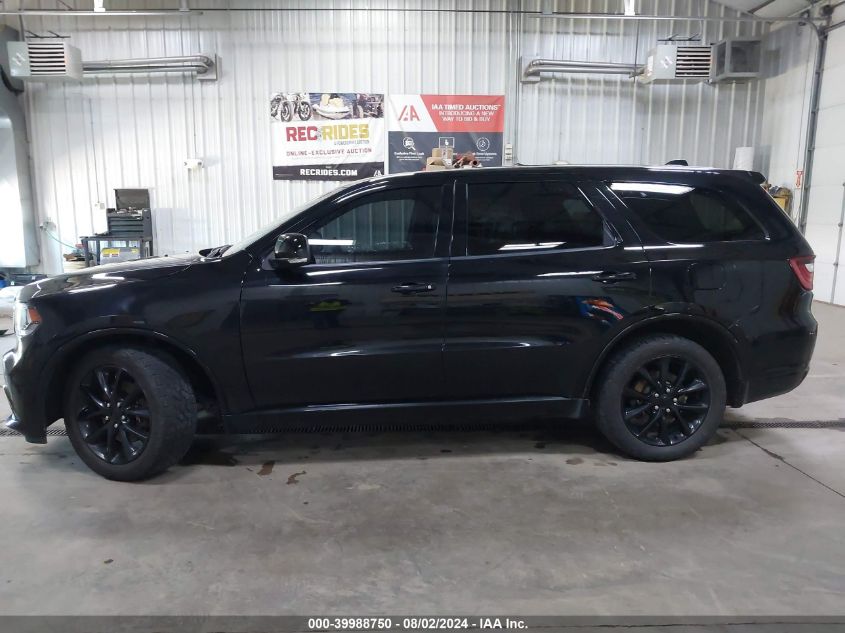 2017 Dodge Durango R/T Awd VIN: 1C4SDJCT6HC652723 Lot: 39988750