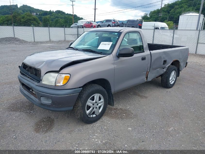 5TBJN3217YS101101 | 2000 TOYOTA TUNDRA