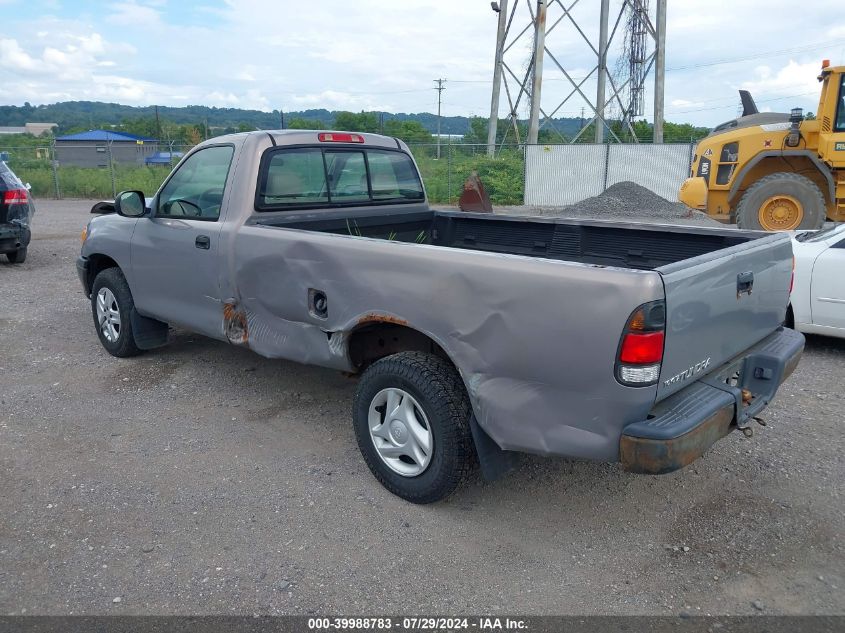 5TBJN3217YS101101 | 2000 TOYOTA TUNDRA