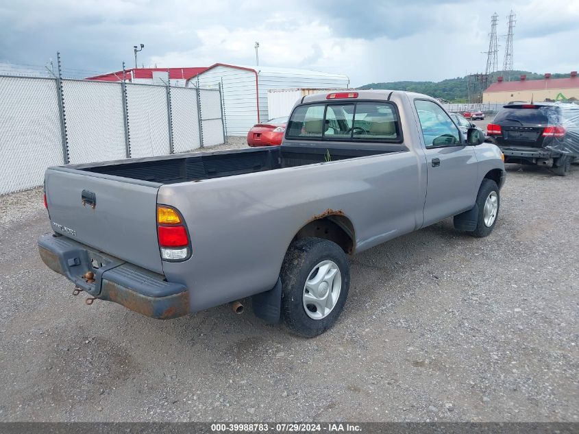 5TBJN3217YS101101 | 2000 TOYOTA TUNDRA