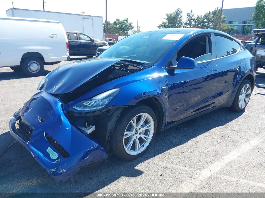 7SAYGDEE5PA152555 2023 TESLA MODEL Y - Image 2