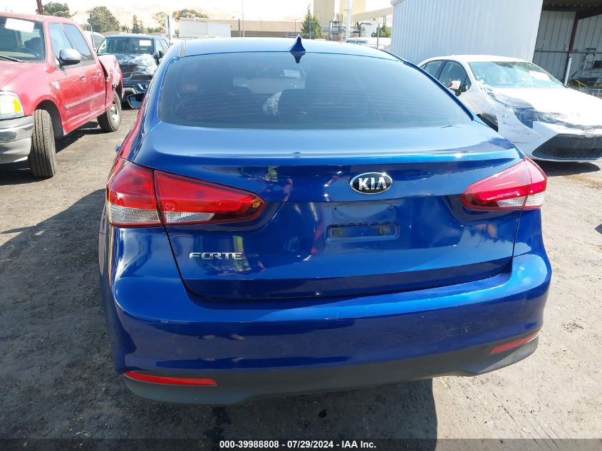 2017 Kia Forte Lx VIN: 3KPFK4A7XHE051354 Lot: 39988808