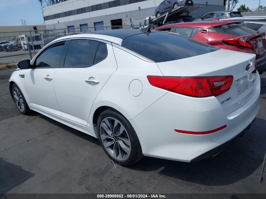 2015 Kia Optima Sx Turbo VIN: 5XXGR4A60FG443402 Lot: 39988852