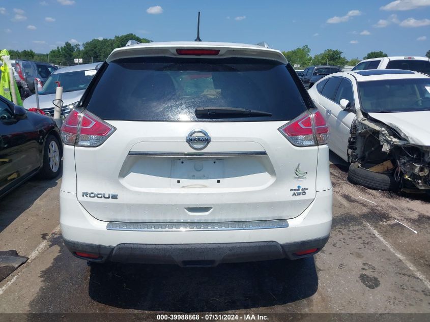 2016 Nissan Rogue S VIN: KNMAT2MV8GP644280 Lot: 39988868