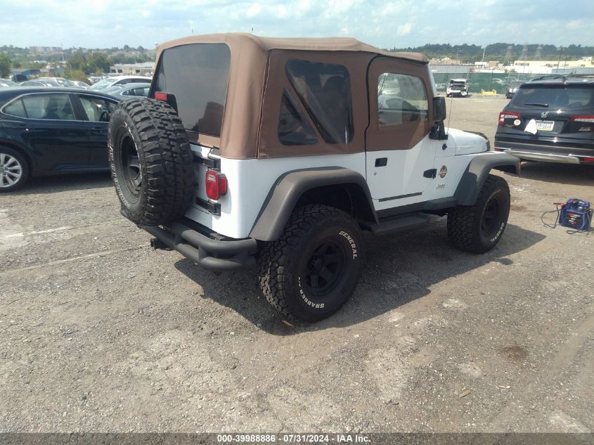 2000 Jeep Wrangler Sport VIN: 1J4FA49S5YP761784 Lot: 39988886