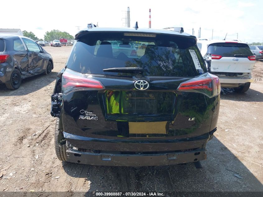 2018 Toyota Rav4 Le VIN: 2T3ZFREV7JW464348 Lot: 39988887