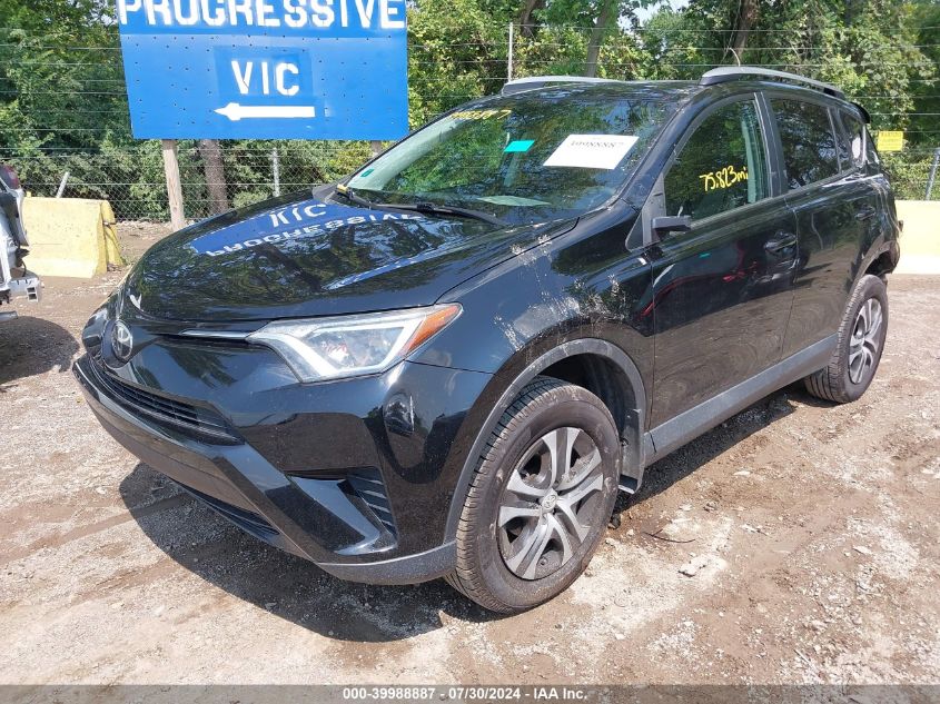 2018 Toyota Rav4 Le VIN: 2T3ZFREV7JW464348 Lot: 39988887