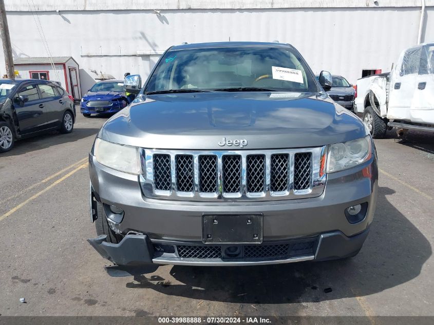 2012 Jeep Grand Cherokee Overland VIN: 1C4RJFCT2CC156119 Lot: 39988888