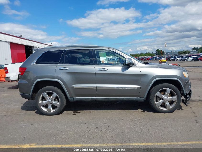 2012 Jeep Grand Cherokee Overland VIN: 1C4RJFCT2CC156119 Lot: 39988888