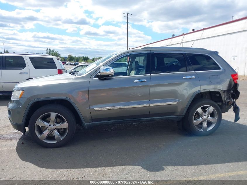 2012 Jeep Grand Cherokee Overland VIN: 1C4RJFCT2CC156119 Lot: 39988888