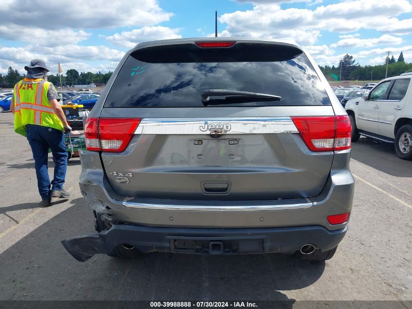 2012 Jeep Grand Cherokee Overland VIN: 1C4RJFCT2CC156119 Lot: 39988888