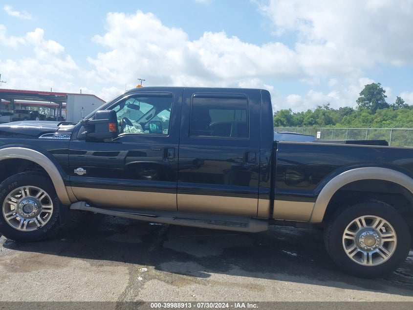 2012 Ford F-250 Lariat VIN: 1FT7W2BT3CEB04375 Lot: 39988913