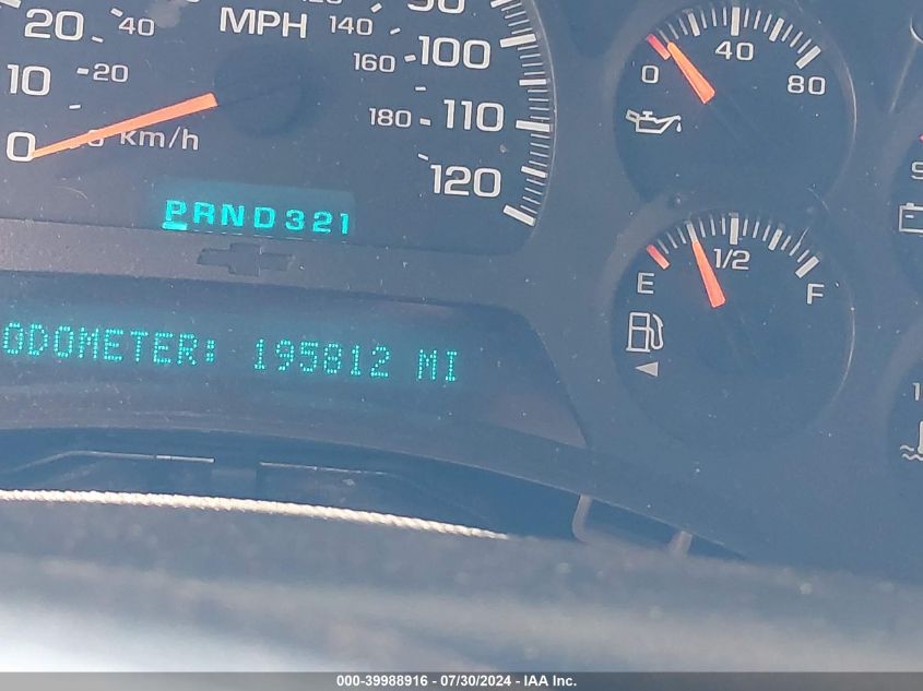 2002 Chevrolet Trailblazer Ltz VIN: 1GNDT13S422369986 Lot: 39988916