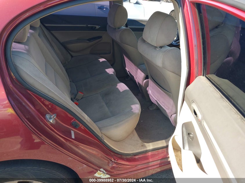 2009 Honda Civic Ex VIN: 2HGFA16869H505822 Lot: 39988952