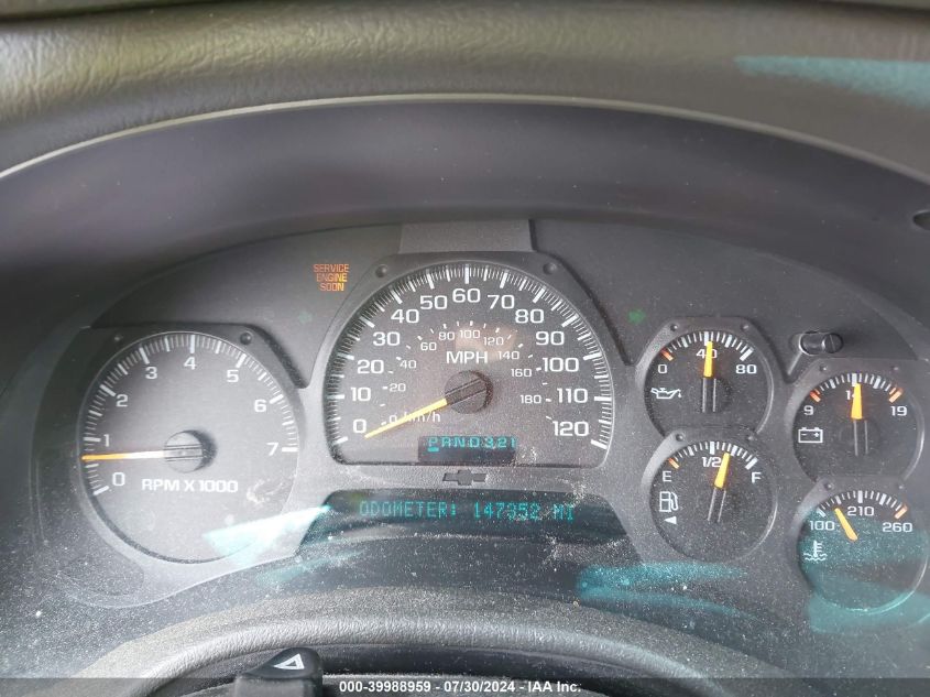 2003 Chevrolet Trailblazer Lt VIN: 1GNDS13S232145541 Lot: 39988959