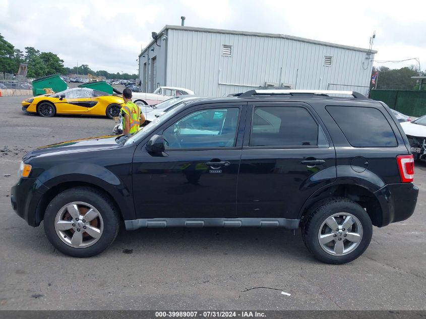 2011 Ford Escape Limited VIN: 1FMCU9E78BKA18650 Lot: 39989007