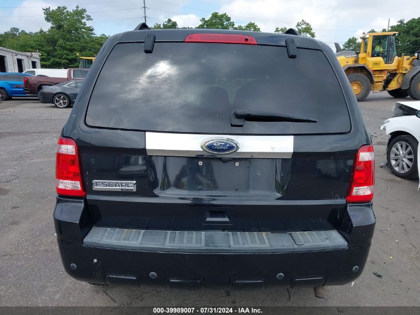 2011 Ford Escape Limited VIN: 1FMCU9E78BKA18650 Lot: 39989007