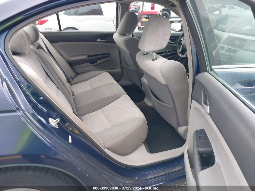 2009 Honda Accord 2.4 Lx VIN: 1HGCP26309A186038 Lot: 39989030