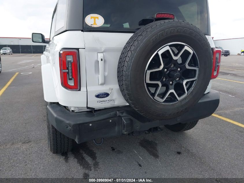 2023 Ford Bronco Outer Banks VIN: 1FMEE5BP0PLB50841 Lot: 39989047