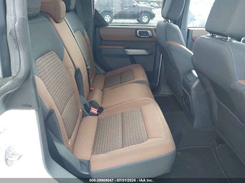 2023 Ford Bronco Outer Banks VIN: 1FMEE5BP0PLB50841 Lot: 39989047