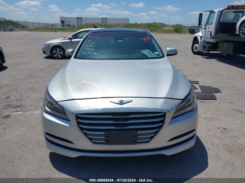 2015 Hyundai Genesis 3.8 VIN: KMHGN4JE4FU068297 Lot: 39989054