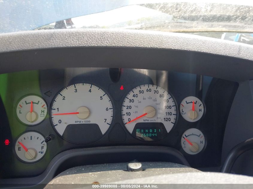 2006 Dodge Ram 1500 Slt VIN: 3D7KS19D86G168400 Lot: 39989085