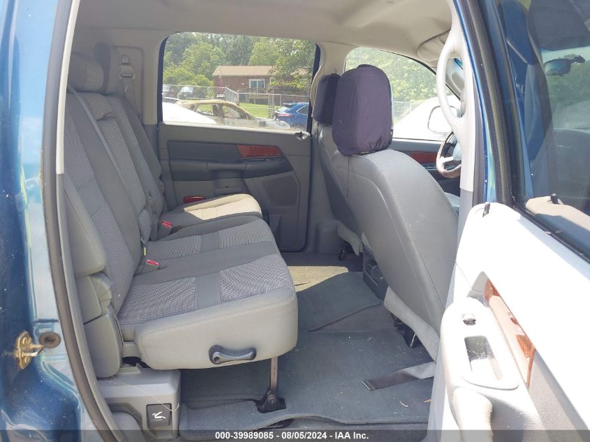 2006 Dodge Ram 1500 Slt VIN: 3D7KS19D86G168400 Lot: 39989085