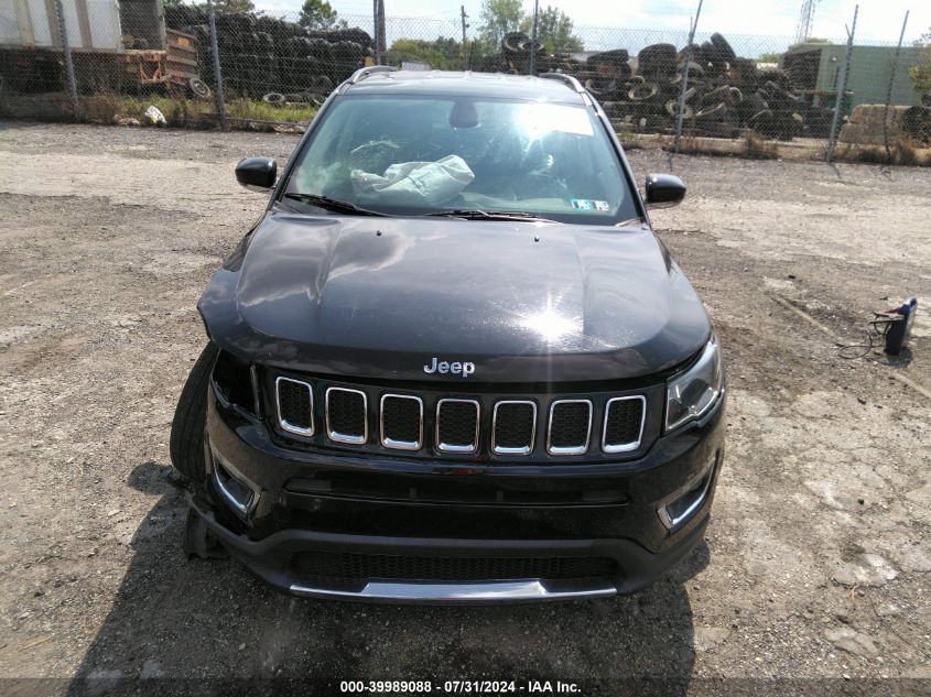 2020 Jeep Compass Limited Fwd VIN: 3C4NJCCB4LT152615 Lot: 39989088