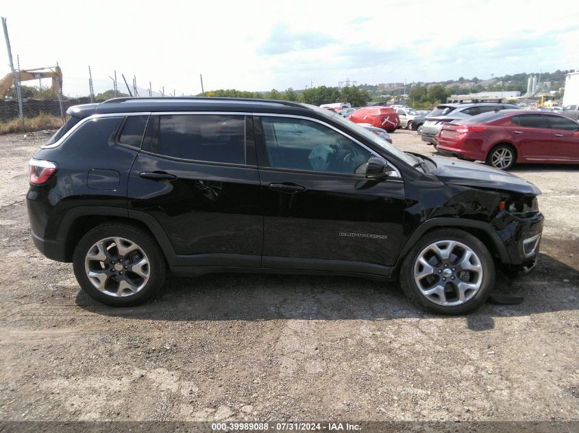 2020 Jeep Compass Limited Fwd VIN: 3C4NJCCB4LT152615 Lot: 39989088