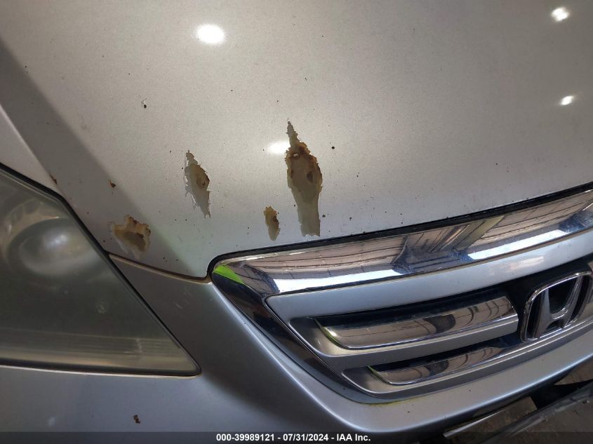 2006 Honda Odyssey Ex VIN: 5FNRL38476B460127 Lot: 39989121