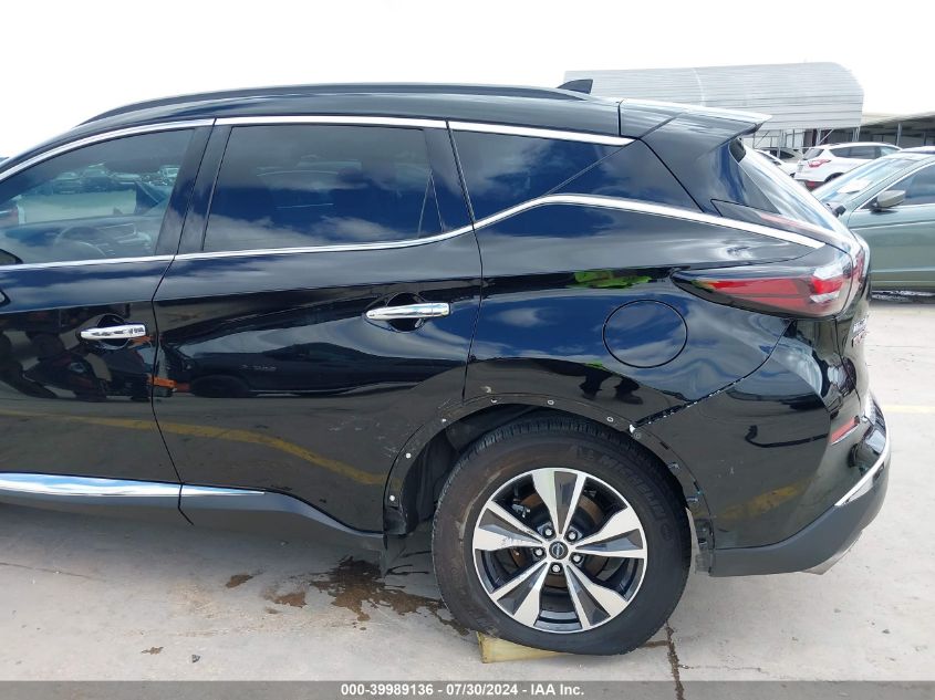 2023 Nissan Murano Sv Fwd VIN: 5N1AZ2BJ8PC112710 Lot: 39989136