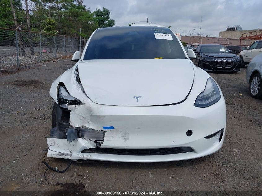 2021 Tesla Model Y Long Range Dual Motor All-Wheel Drive VIN: 5YJYGDEE0MF072494 Lot: 39989156