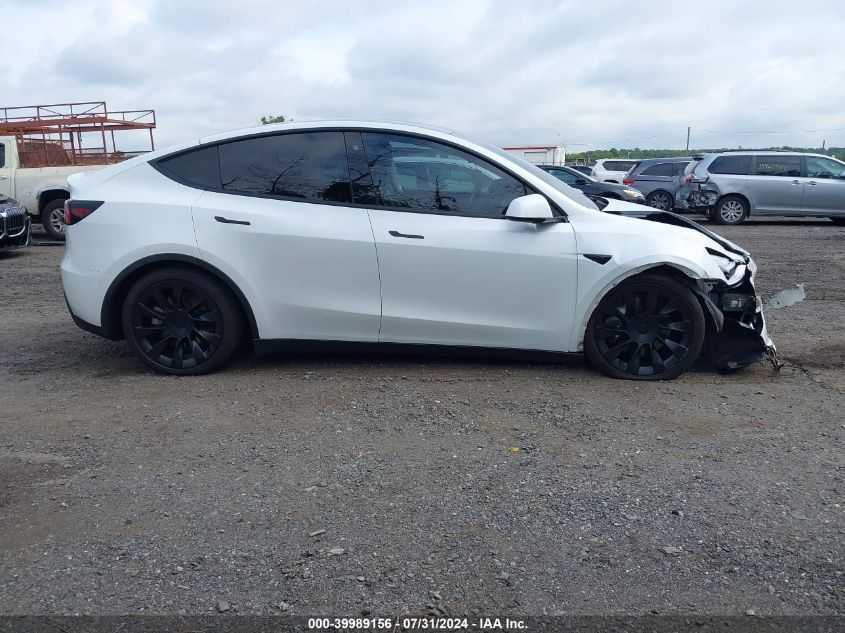 2021 Tesla Model Y Long Range Dual Motor All-Wheel Drive VIN: 5YJYGDEE0MF072494 Lot: 39989156