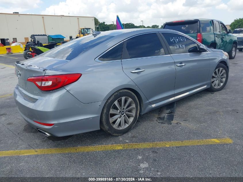 VIN 5NPE34AF9HH549332 2017 HYUNDAI SONATA SPORT