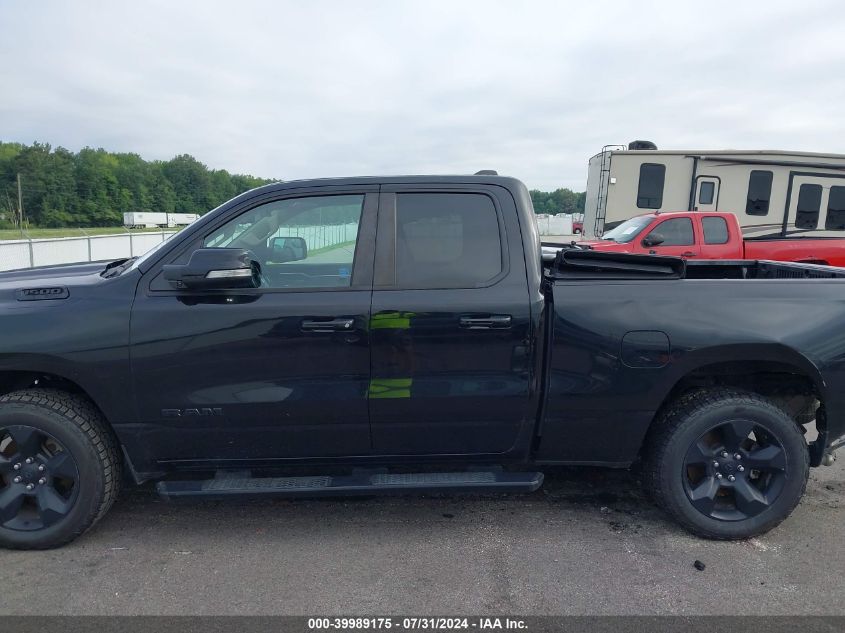 2019 Ram 1500 Big Horn/Lone Star Quad Cab 4X4 6'4 Box VIN: 1C6SRFBT1KN583555 Lot: 39989175