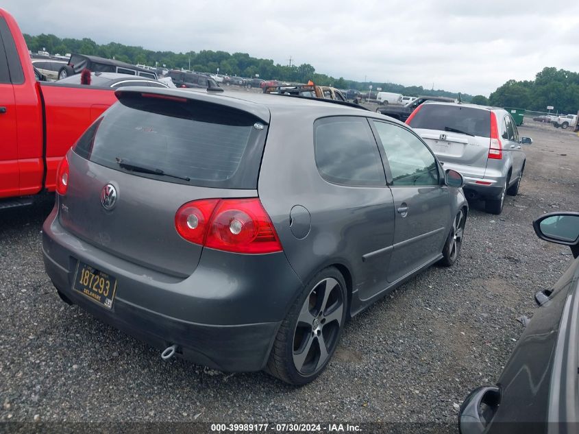 WVWEV71K27W019379 | 2007 VOLKSWAGEN GTI