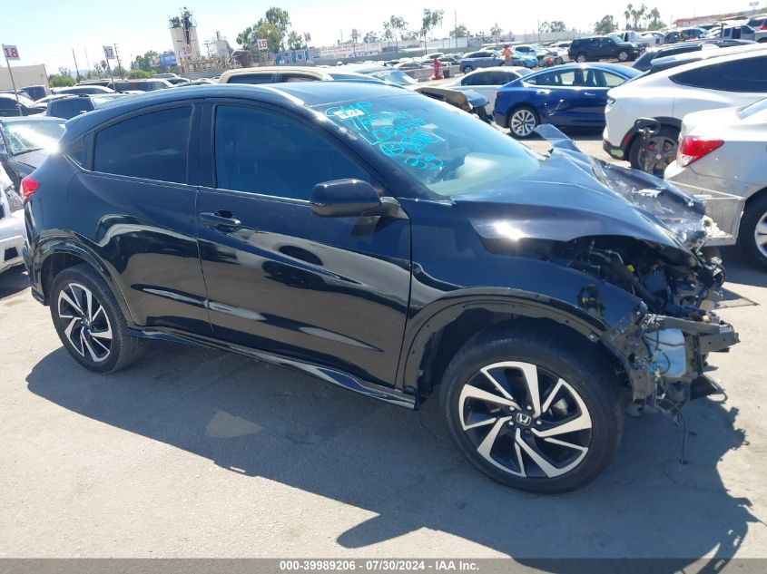 2019 Honda Hr-V Sport VIN: 3CZRU5H16KM727112 Lot: 39989206