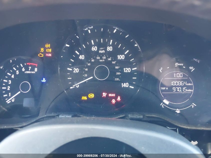 2019 Honda Hr-V Sport VIN: 3CZRU5H16KM727112 Lot: 39989206