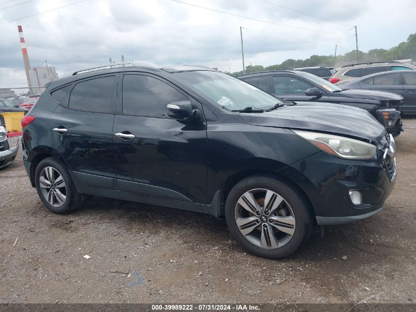 2014 Hyundai Tucson Limited VIN: KM8JU3AG4EU940643 Lot: 39989222