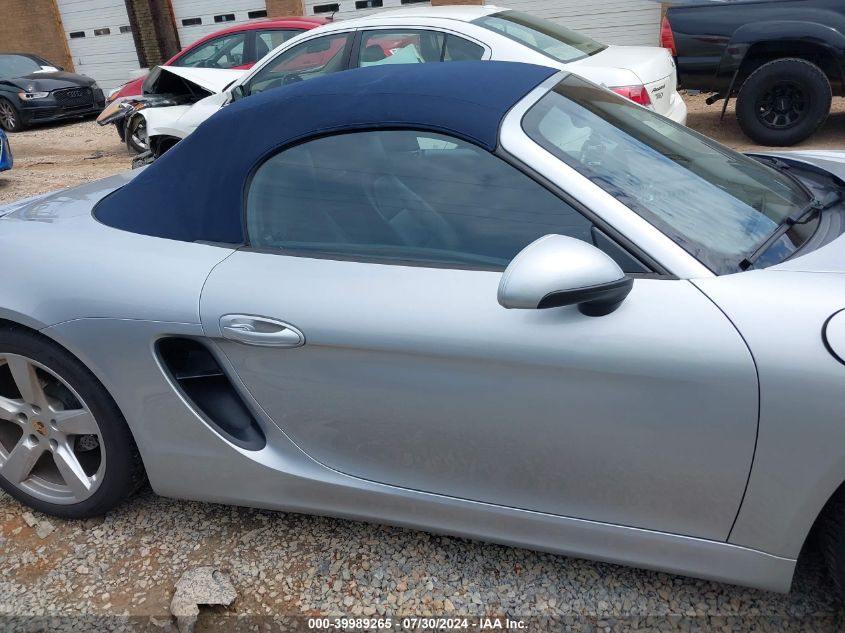 2015 Porsche Boxster VIN: WP0CA2A88FS110320 Lot: 39989265