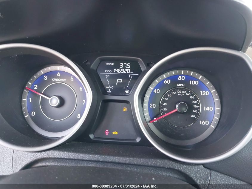 2013 Hyundai Elantra Gls/Limited VIN: KMHDH4AE9DU669972 Lot: 39989284