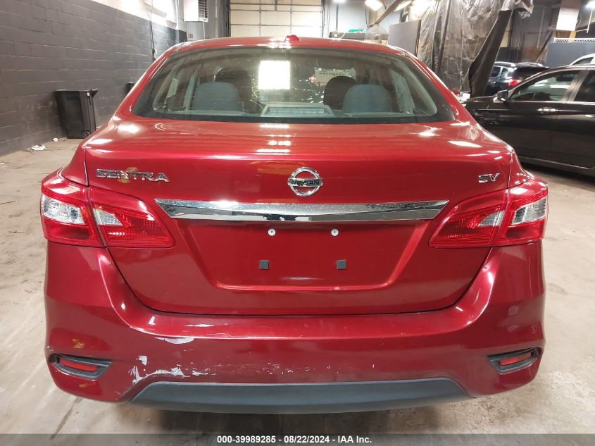 2019 Nissan Sentra Sv VIN: 3N1AB7AP8KY417347 Lot: 39989285