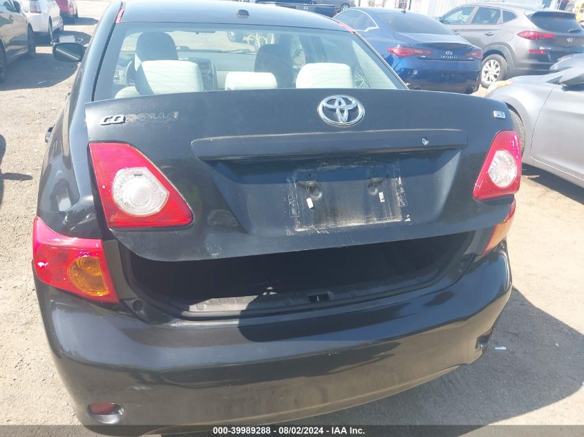 2009 Toyota Corolla Le VIN: 2T1BU40E59C026256 Lot: 39989288