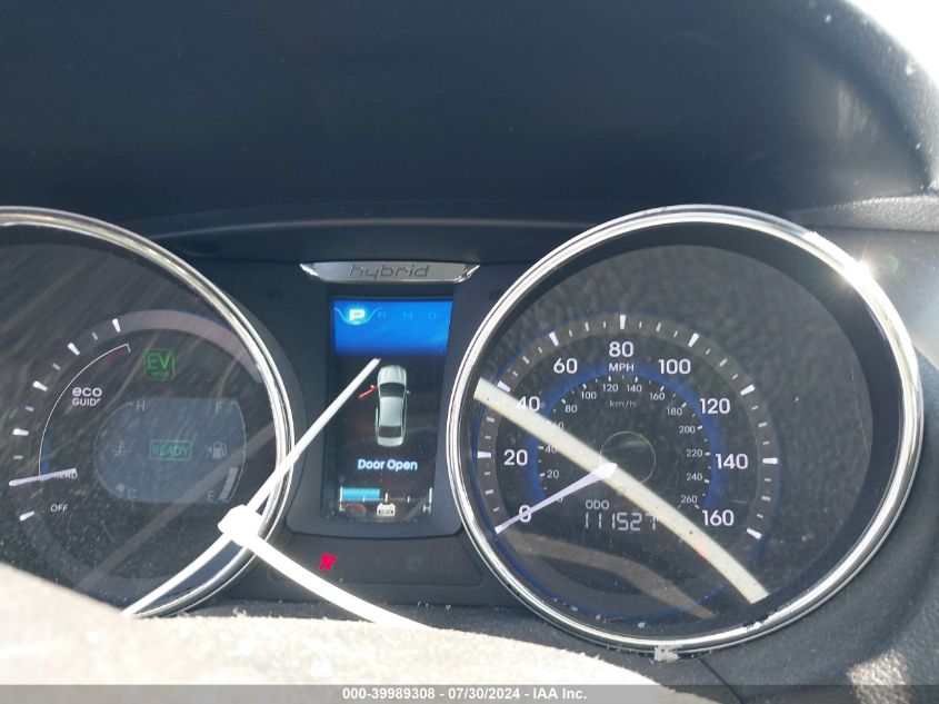 2015 Hyundai Sonata Hybrid VIN: KMHEC4A41FA137601 Lot: 39989308