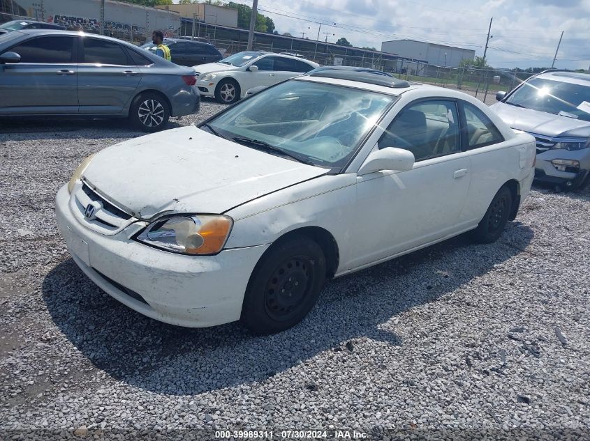 1HGEM22902L066763 | 2002 HONDA CIVIC