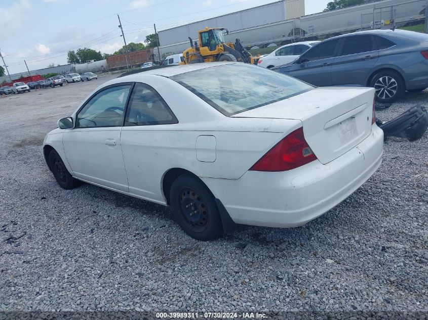 1HGEM22902L066763 | 2002 HONDA CIVIC