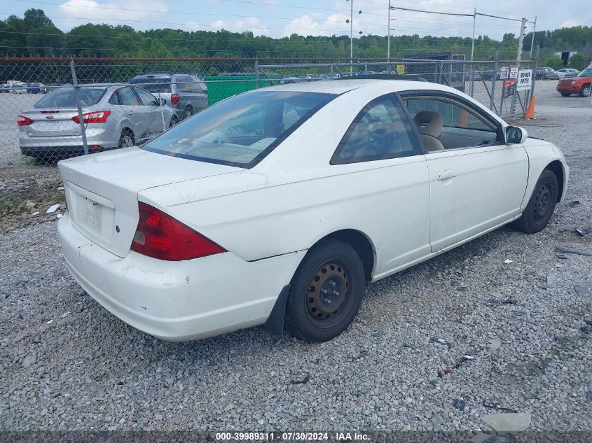 1HGEM22902L066763 | 2002 HONDA CIVIC